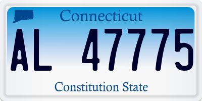 CT license plate AL47775