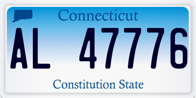 CT license plate AL47776