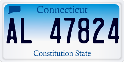CT license plate AL47824