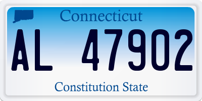 CT license plate AL47902