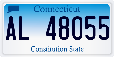 CT license plate AL48055