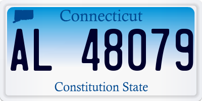 CT license plate AL48079