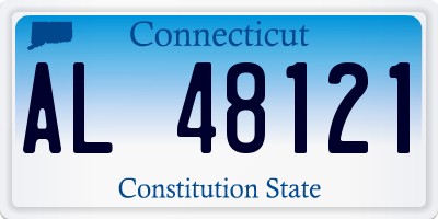 CT license plate AL48121