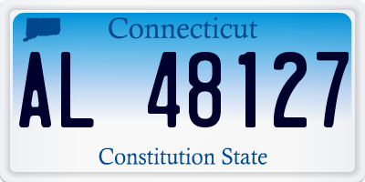 CT license plate AL48127