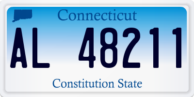 CT license plate AL48211