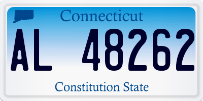 CT license plate AL48262