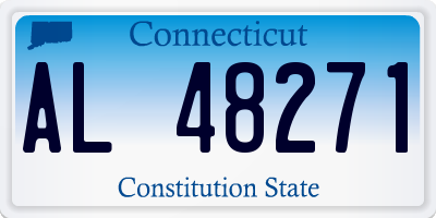 CT license plate AL48271