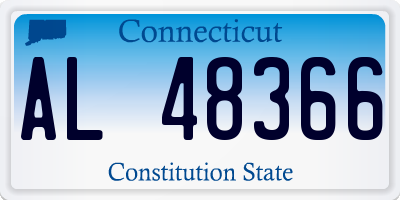 CT license plate AL48366