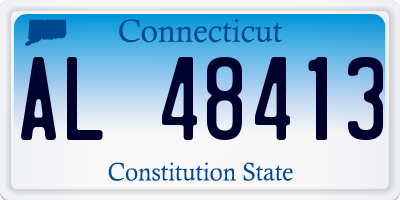 CT license plate AL48413