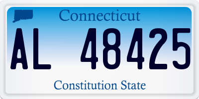 CT license plate AL48425