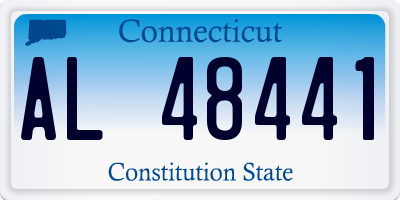 CT license plate AL48441