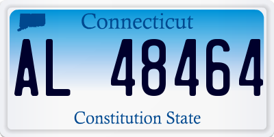 CT license plate AL48464