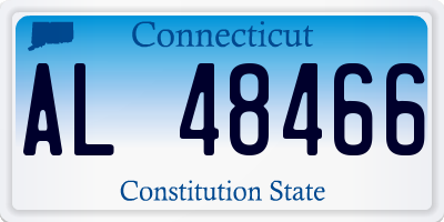 CT license plate AL48466