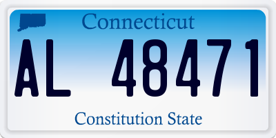 CT license plate AL48471