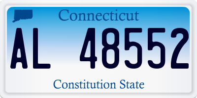 CT license plate AL48552