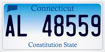 CT license plate AL48559