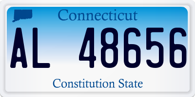 CT license plate AL48656