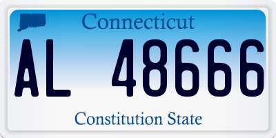CT license plate AL48666