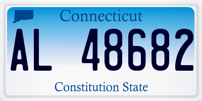 CT license plate AL48682