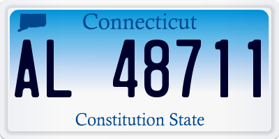 CT license plate AL48711