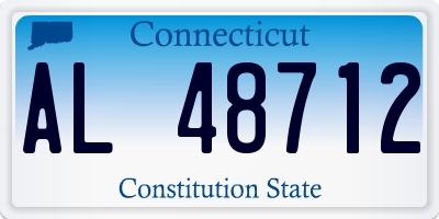 CT license plate AL48712