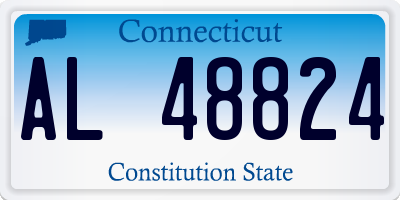CT license plate AL48824
