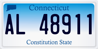 CT license plate AL48911