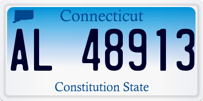 CT license plate AL48913