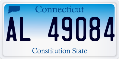CT license plate AL49084