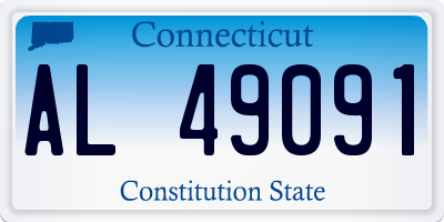 CT license plate AL49091