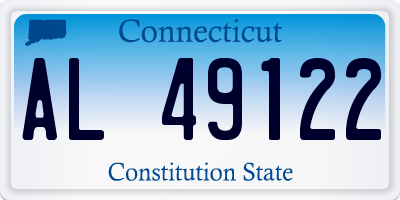 CT license plate AL49122