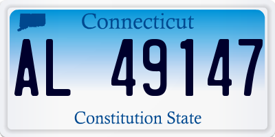 CT license plate AL49147