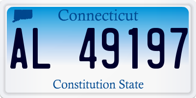 CT license plate AL49197