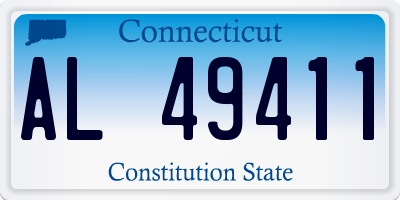 CT license plate AL49411