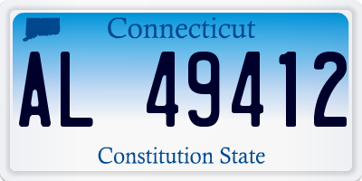 CT license plate AL49412