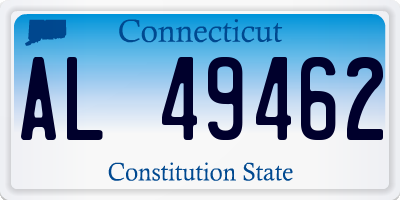 CT license plate AL49462