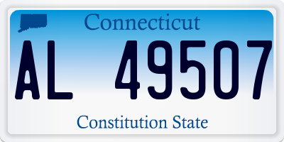 CT license plate AL49507