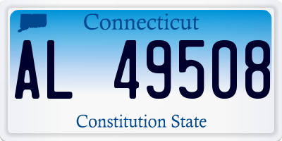 CT license plate AL49508