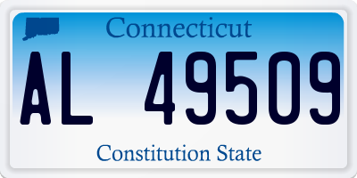 CT license plate AL49509