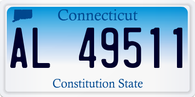 CT license plate AL49511
