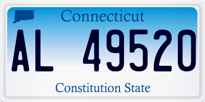 CT license plate AL49520