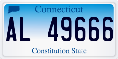 CT license plate AL49666