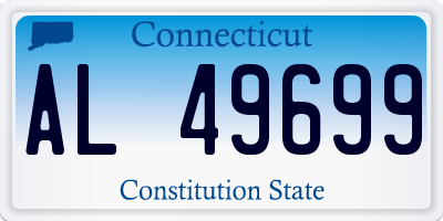 CT license plate AL49699
