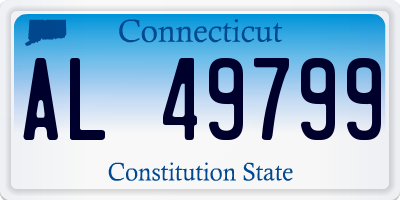 CT license plate AL49799