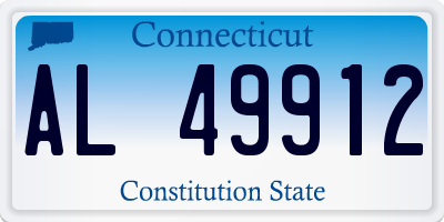 CT license plate AL49912