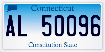CT license plate AL50096
