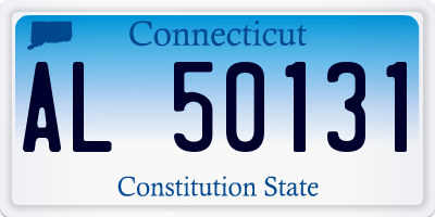 CT license plate AL50131