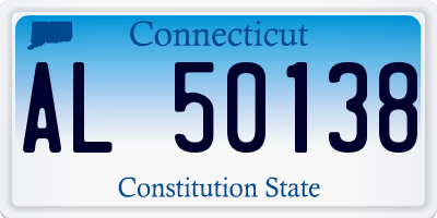 CT license plate AL50138