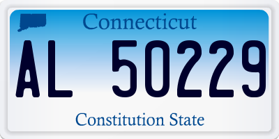CT license plate AL50229