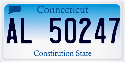 CT license plate AL50247